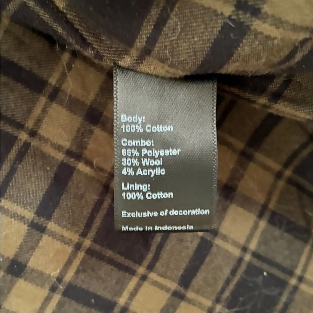 Men's Brown Waxed Jacket - Picture 6 of 6